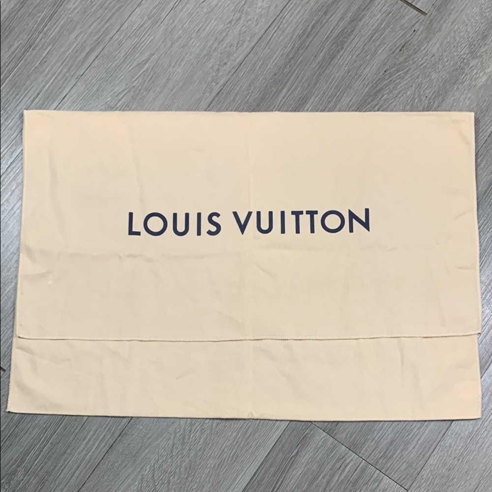 Louis Vuitton 22” X 15” Fold Over Dustbag NEW- Never Used